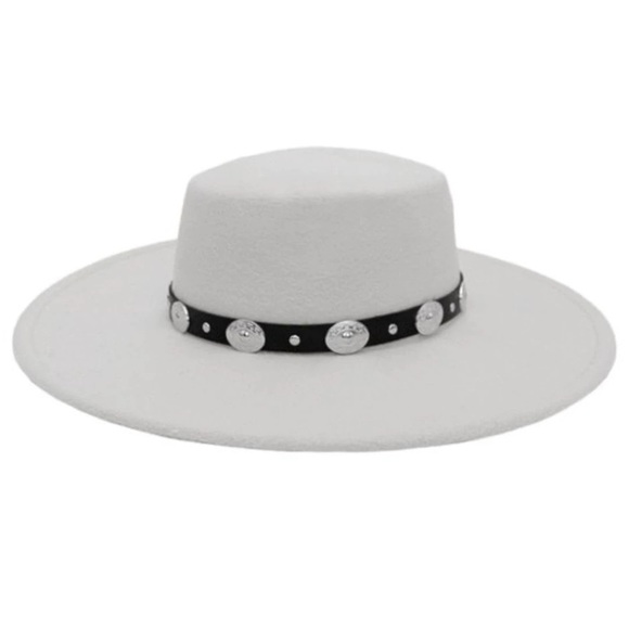 WHITE bolero rancher big brim rancher hat - Picture 2 of 4